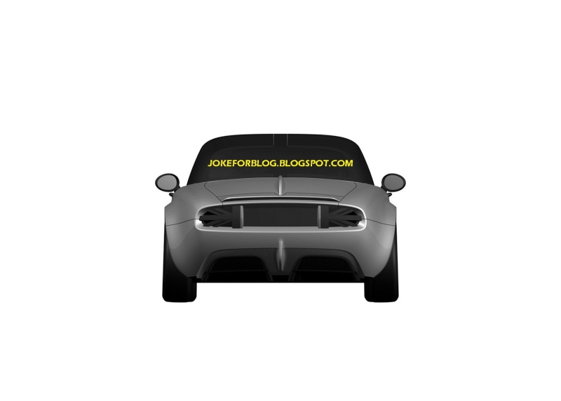 Illustration for article titled Do These Patent Drawings Reveal A Production Mini Superleggera Roadster?
